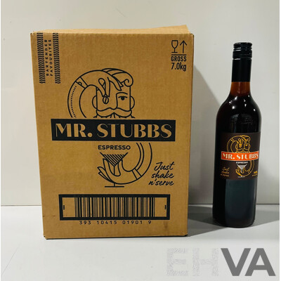 Box of Six 750ml Mr. Stubbs Espresso Cocktail