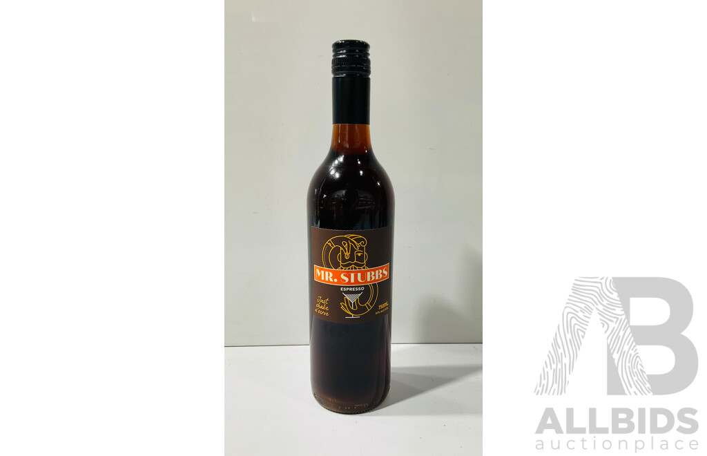 Collection of Two Boxes of Six 750ml Mr. Stubbs Espresso Cocktail