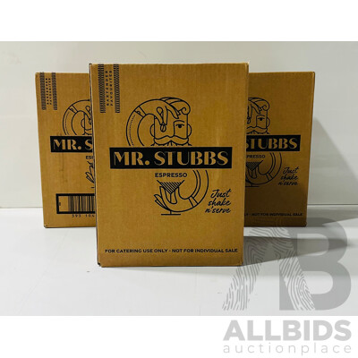Collection of Three Boxes of Six 750ml Mr. Stubbs Espresso Cocktail