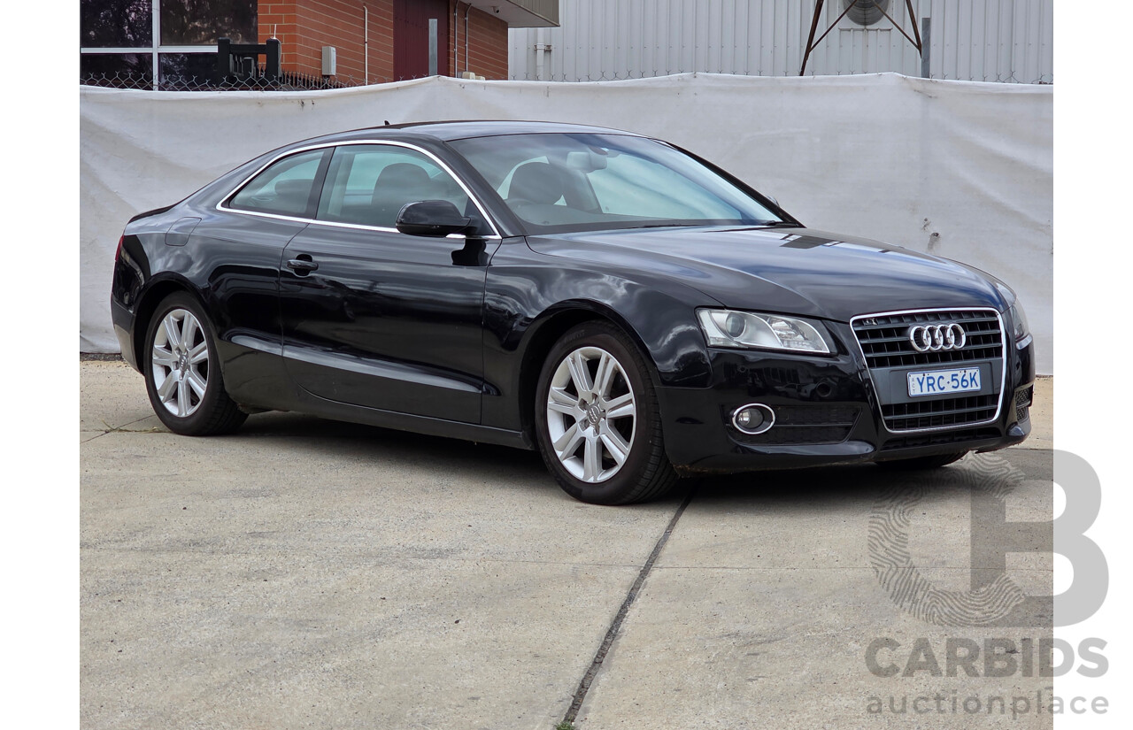 11/2009 Audi A5 TFSI  8T 2d Coupe Black Turbo 2.0L