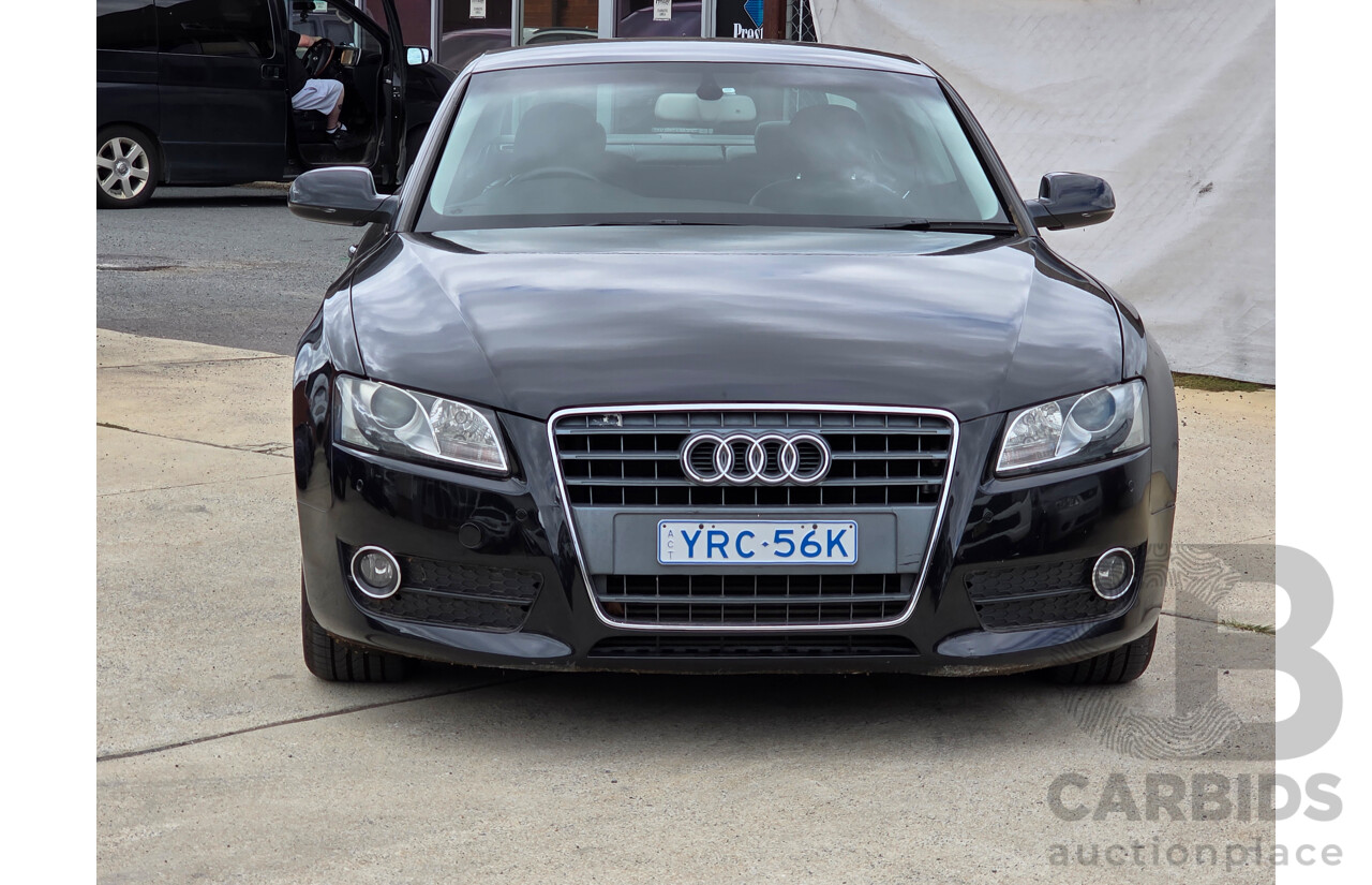 11/2009 Audi A5 TFSI  8T 2d Coupe Black Turbo 2.0L
