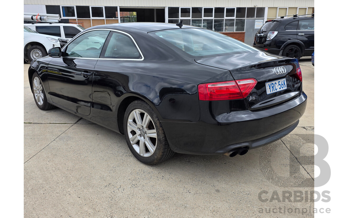 11/2009 Audi A5 TFSI  8T 2d Coupe Black Turbo 2.0L
