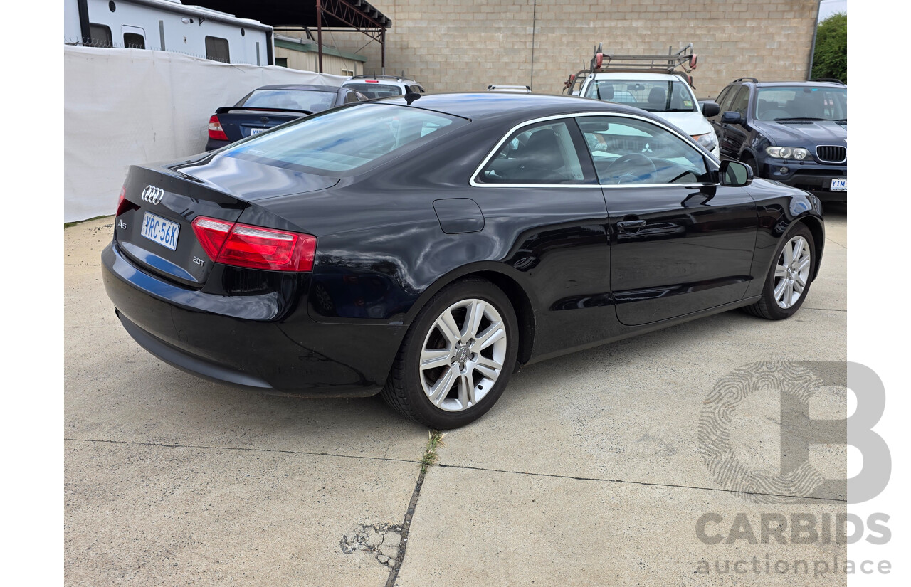 11/2009 Audi A5 TFSI  8T 2d Coupe Black Turbo 2.0L