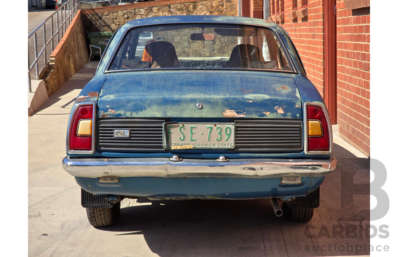 12/1974 Chrysler Valiant Lancer GL LA 1400 (A72) 4d Sedan Blue 1.4L