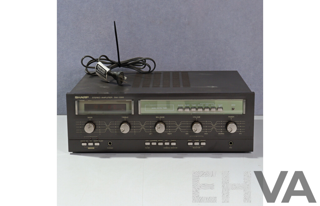 Sharp Stereo SM 1266 H Amplifier