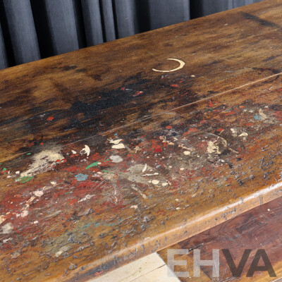 Industrial Timber Works Bench