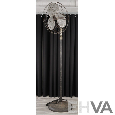 Vintage Industrial Floor Fan by Electricity Meter & Allied Industries Ltd - Email.LTD