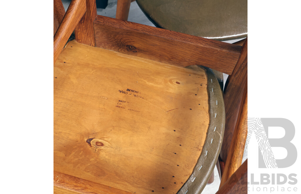 Set of Four CH30 Dining Chairs by Hans Wegner for Carl Hansen