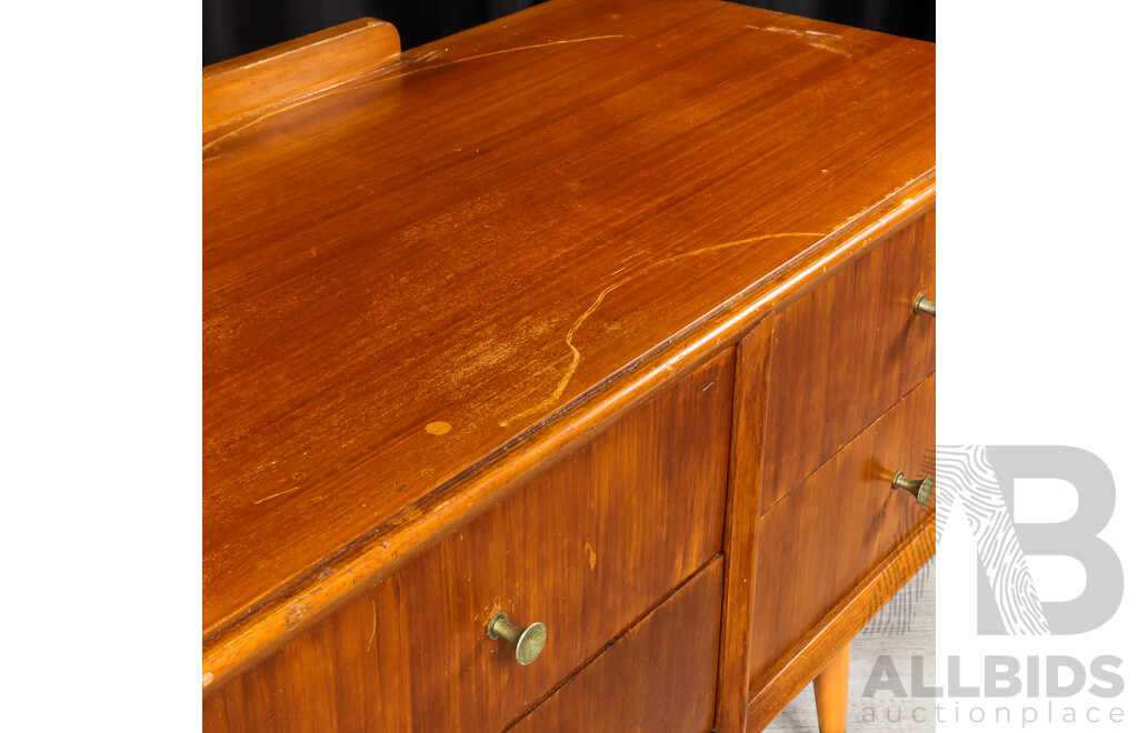 Vintage Six Drawer Dresser Base