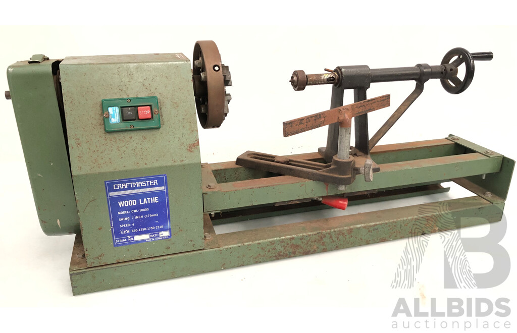 Craftmaster 1000mm Wood Turnng Lathe
