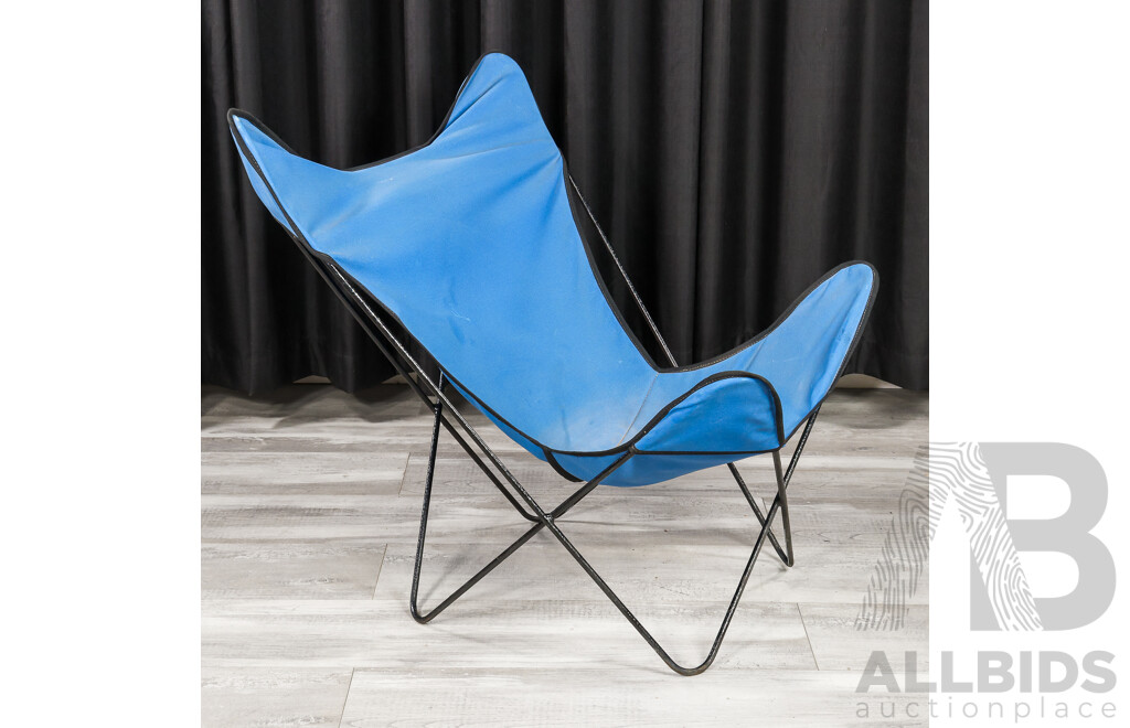 Early Reproduction Butterfly Chair with Canvas Cover