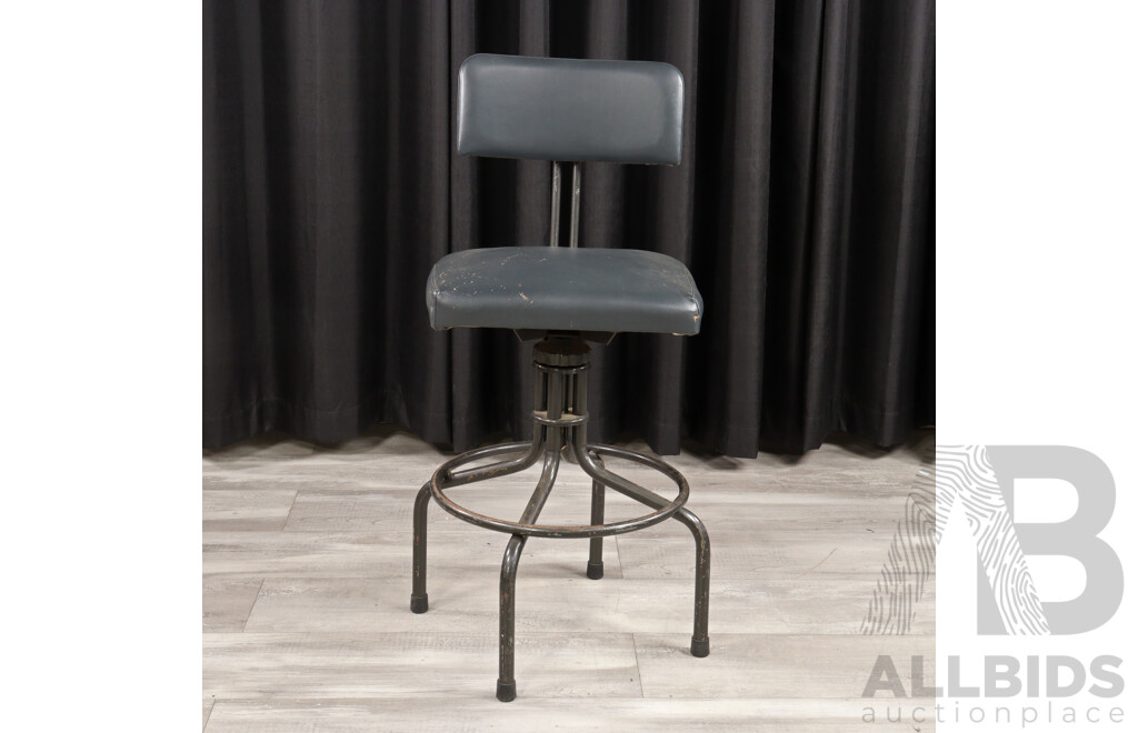 Vintage Industrial Draughtsman Stool