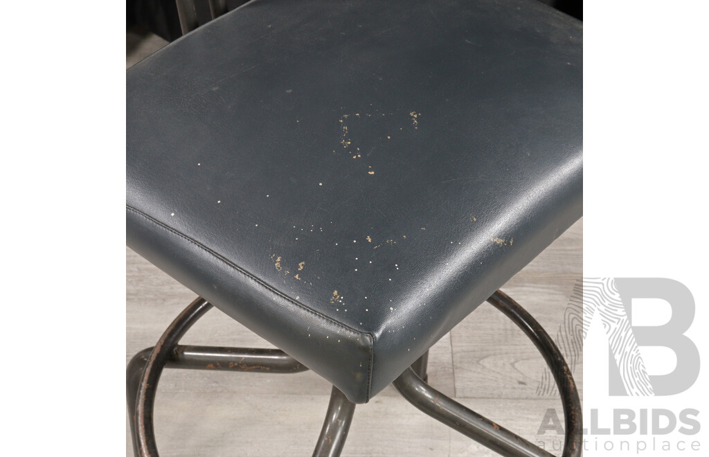 Vintage Industrial Draughtsman Stool