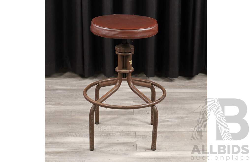 Vintage Industrial Draughtsman Stool