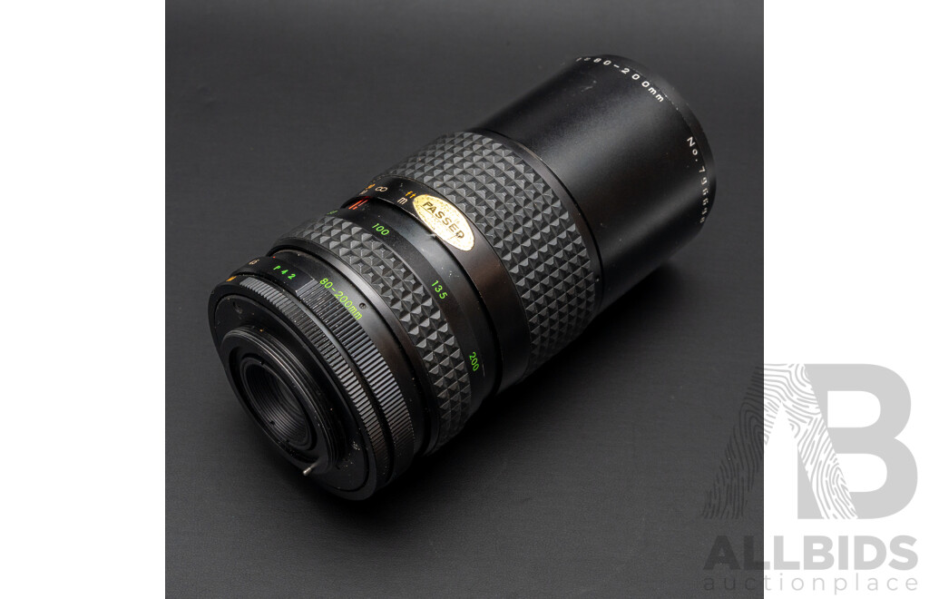 Olympus OM10 with a 50mm F/1.8 Lens and Praktica Super TL3 with Flexar Auto Zoom MC 80-200mm F/4.5 Lens