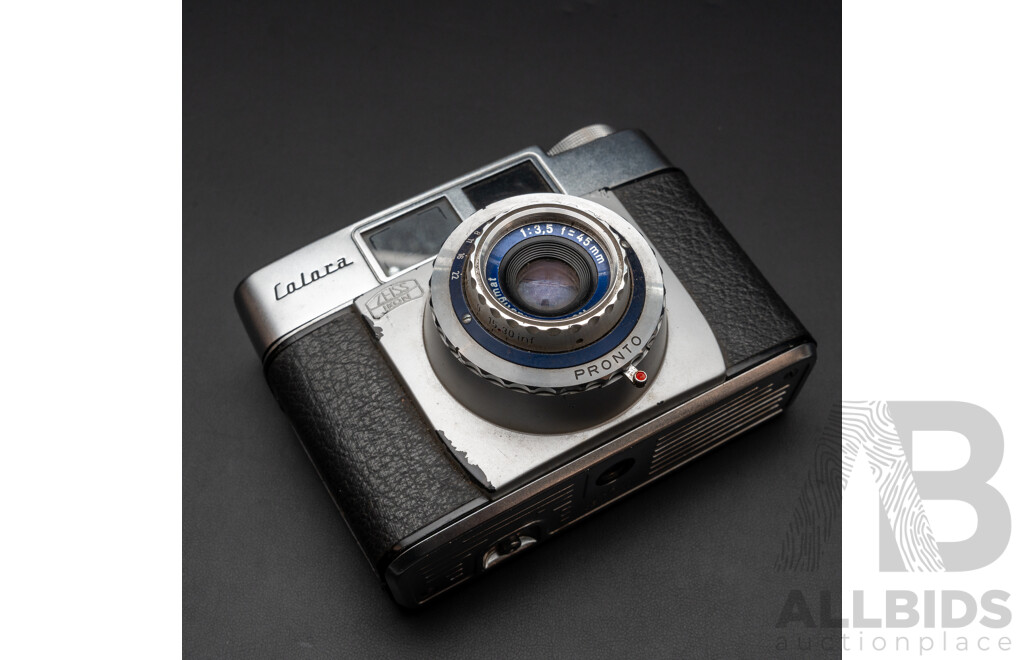 Lot of Three Ziess Ikon Cameras - Contessa LK, Colora and Nettar