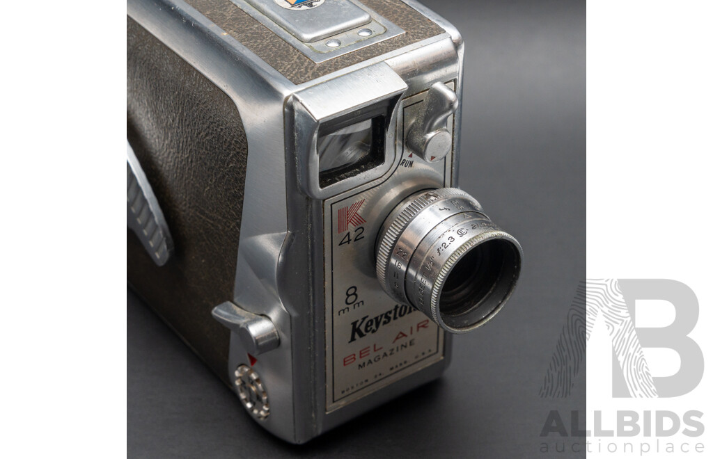 Lot of Three Super 8mm Video Cameras - Chinon Zoom 8, Sankyo, Keystone Bel Air