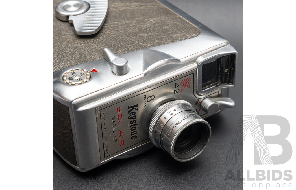 Lot of Three Super 8mm Video Cameras - Chinon Zoom 8, Sankyo, Keystone Bel Air