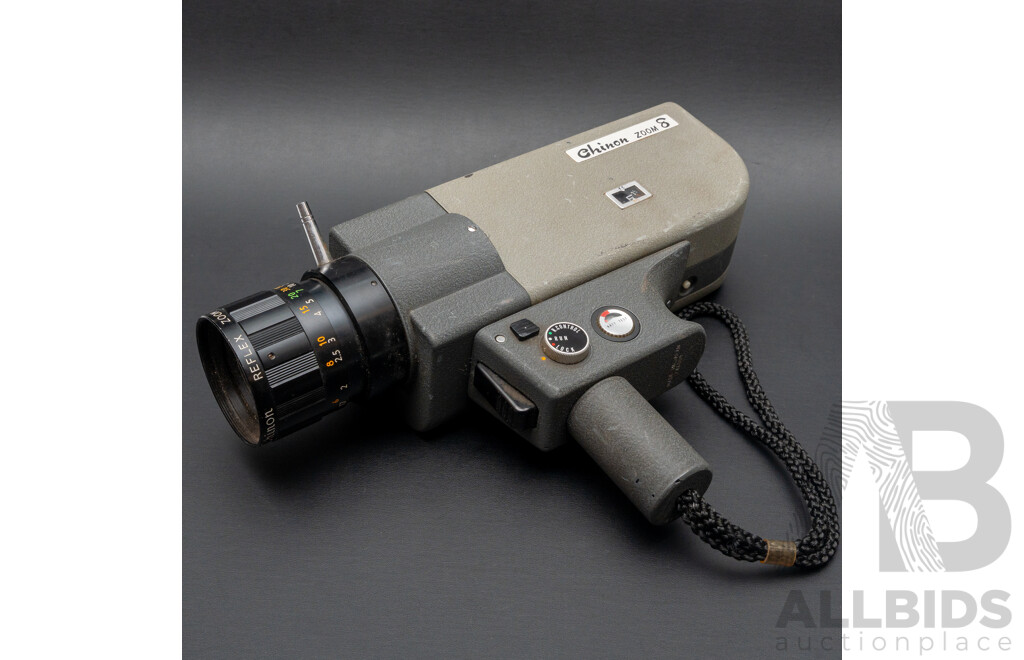 Lot of Three Super 8mm Video Cameras - Chinon Zoom 8, Sankyo, Keystone Bel Air