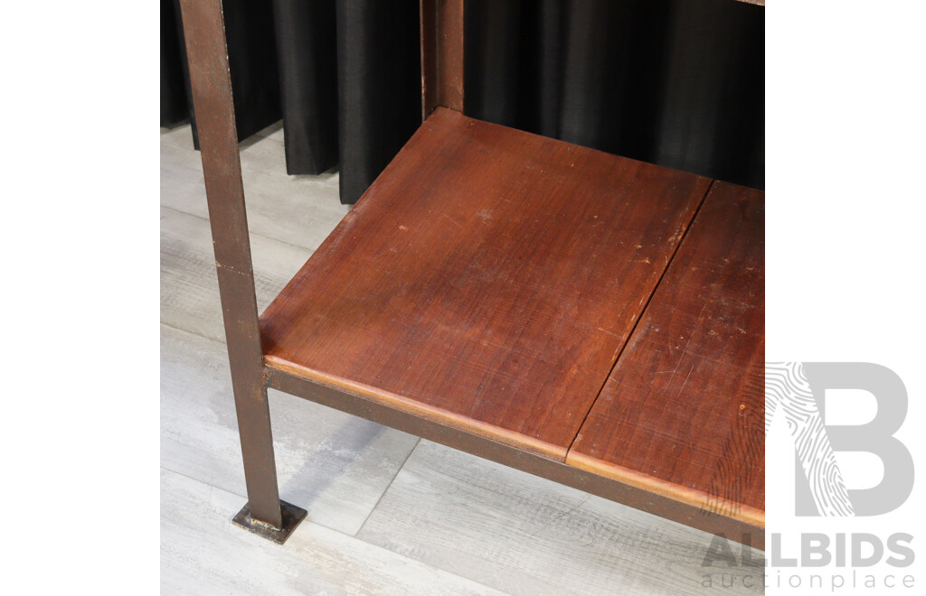 Industrial Metal Based Workman's Bench