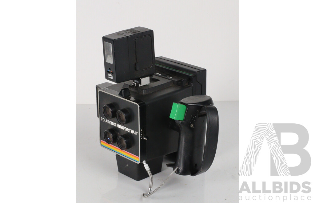 Vintage Polaroid Miniportrait Camera