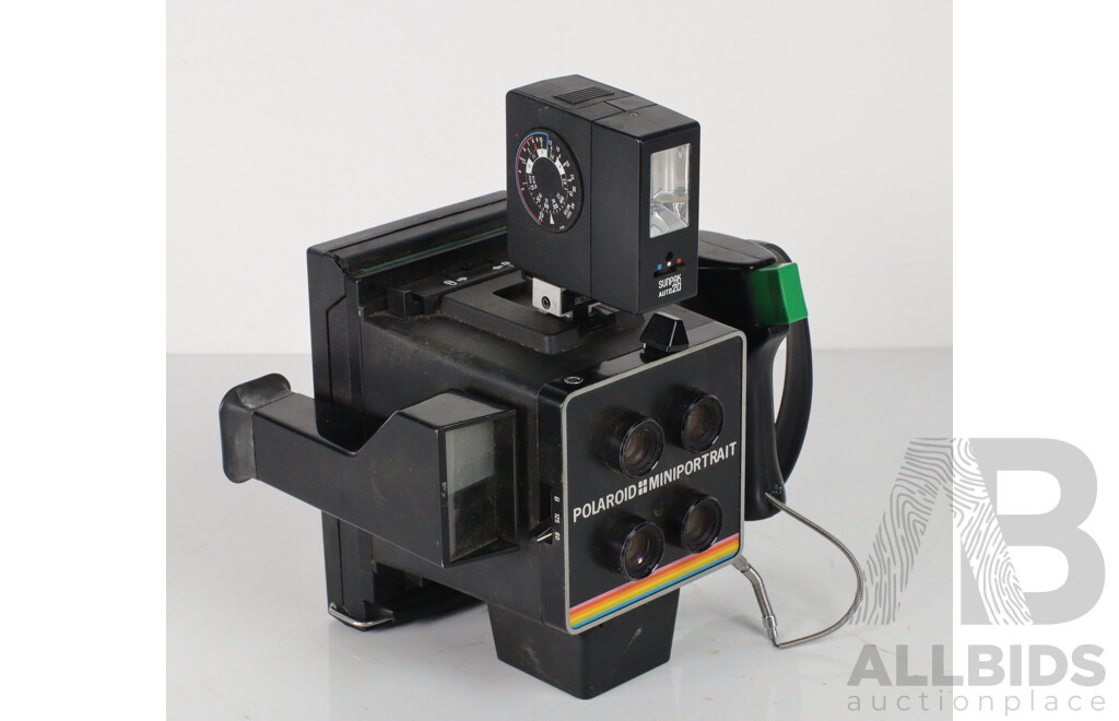 Vintage Polaroid Miniportrait Camera