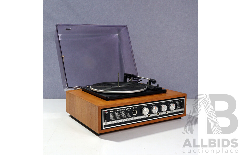 Vintage HMV 8+8 Hi Fidelity Stereo Amplifier System