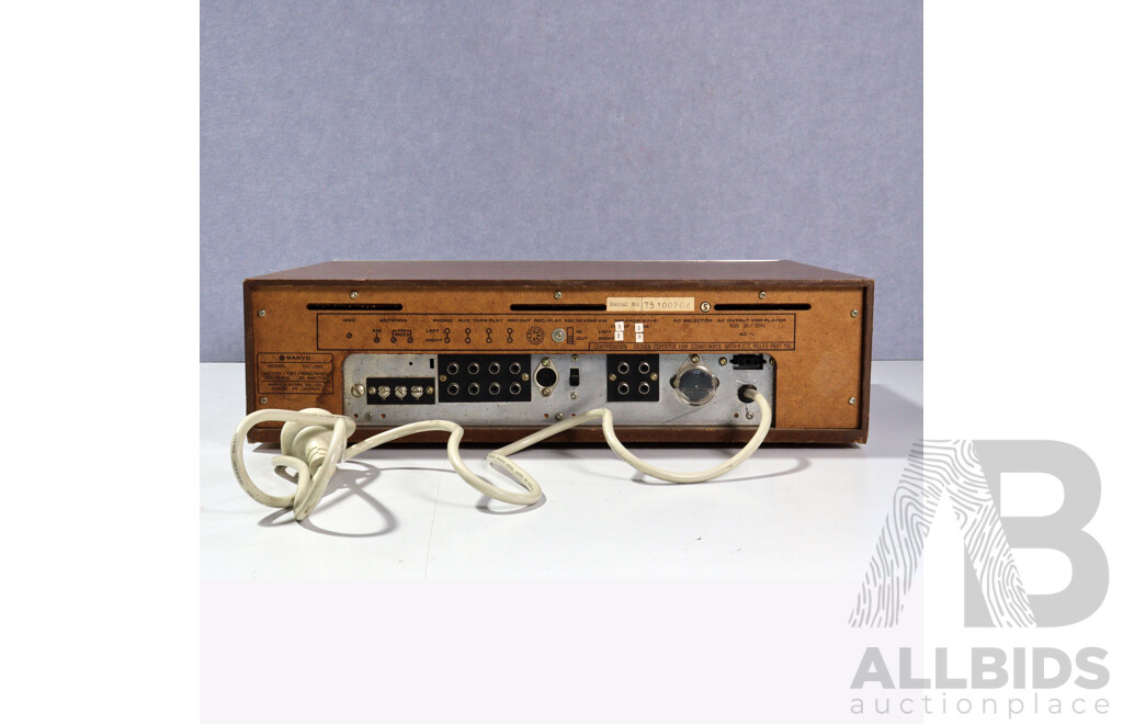 Vintage Sanyo System Stereo Model DC J6K Reciever