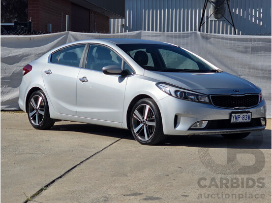 01/2018 Kia Cerato SPORT FWD YD 4D Sedan Silver 2.0L