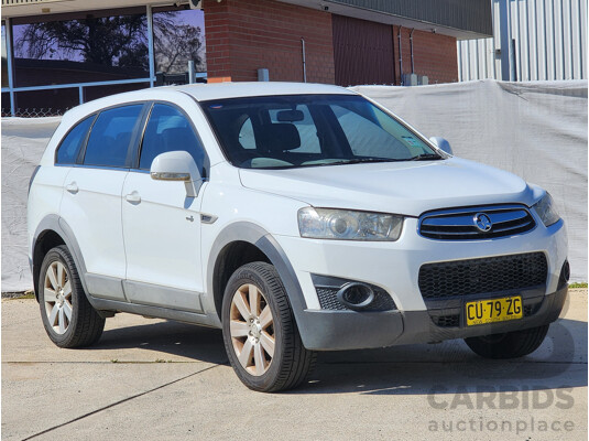 6/2012 Holden Captiva 7 SX (fwd) CG SERIES II 4d Wagon White 2.4L