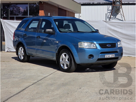 6/2005 Ford Territory TS (4x4) SX 4d Wagon Blue 4.0L