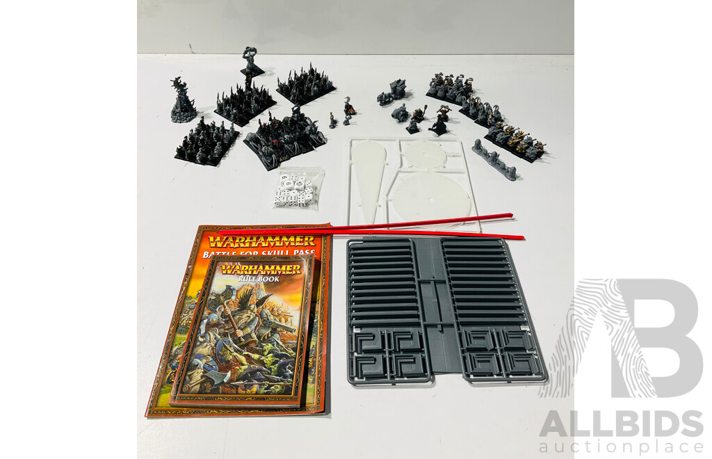 Mostly Complete Warhammer Fantasy Battle for Skull Pass and Warhammer Fantasy Modular Movement Tray