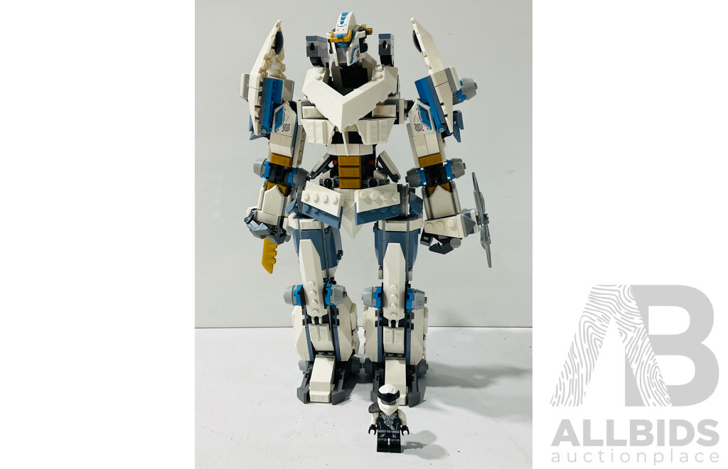Mostly Built LEGO Ninjago Zane’s Titan Mech Set 71738