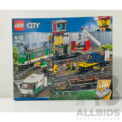 Retried Lego Set, New Old Stock, City, Powered Up Train Set, 60198, New Sealed in Box