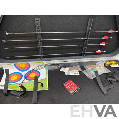 PSE X Force Vendetta XL L6 Archery Bow and Accessories