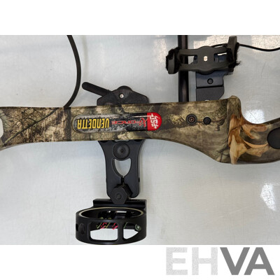 PSE X Force Vendetta XL L6 Archery Bow and Accessories