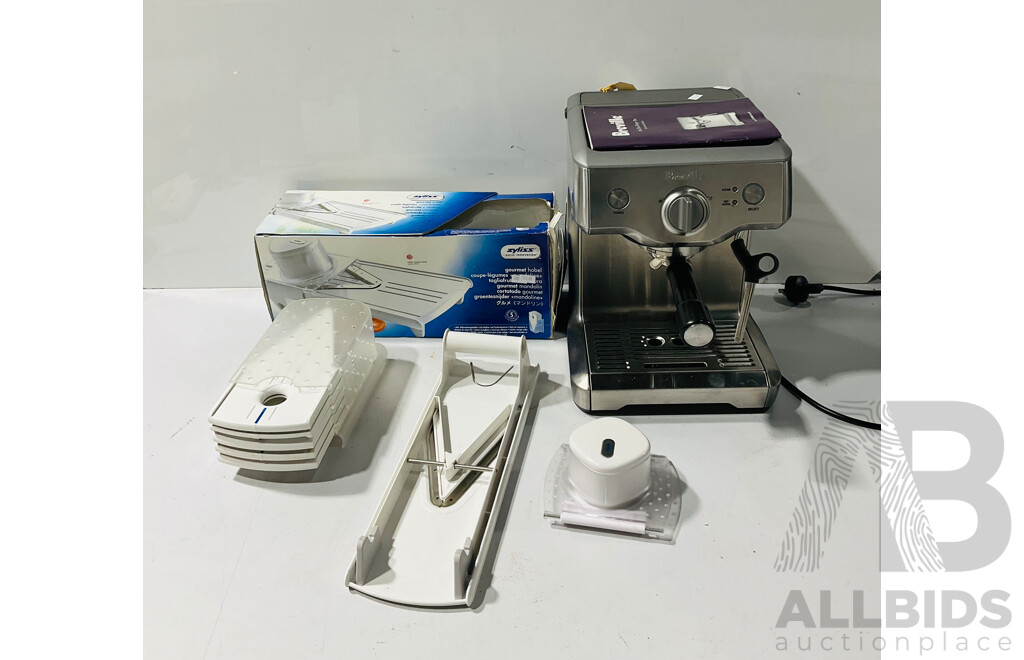 Breville Duo-temp Pro and Zyliss Gourmet Hobel