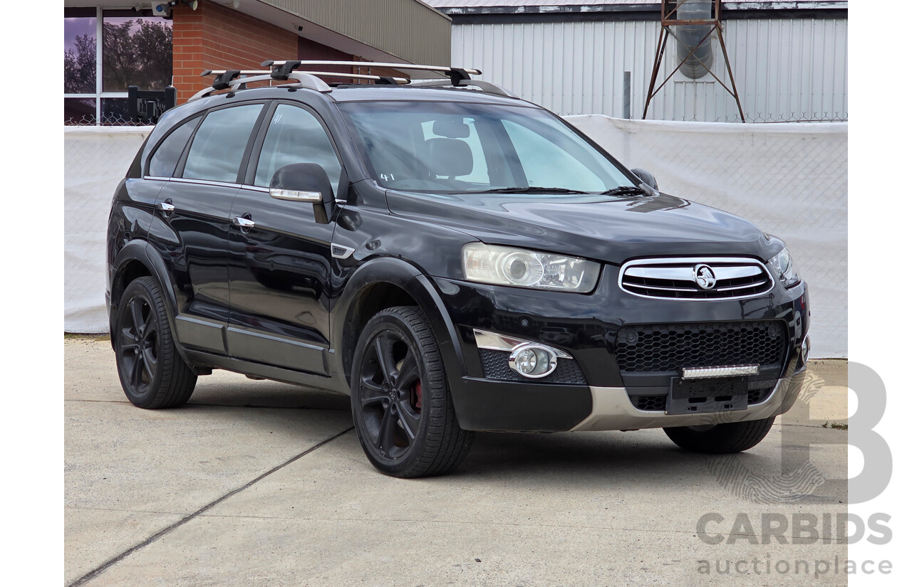10/2013 Holden Captiva 7 LX (AWD) CG MY13 4d Wagon Black 2.2L