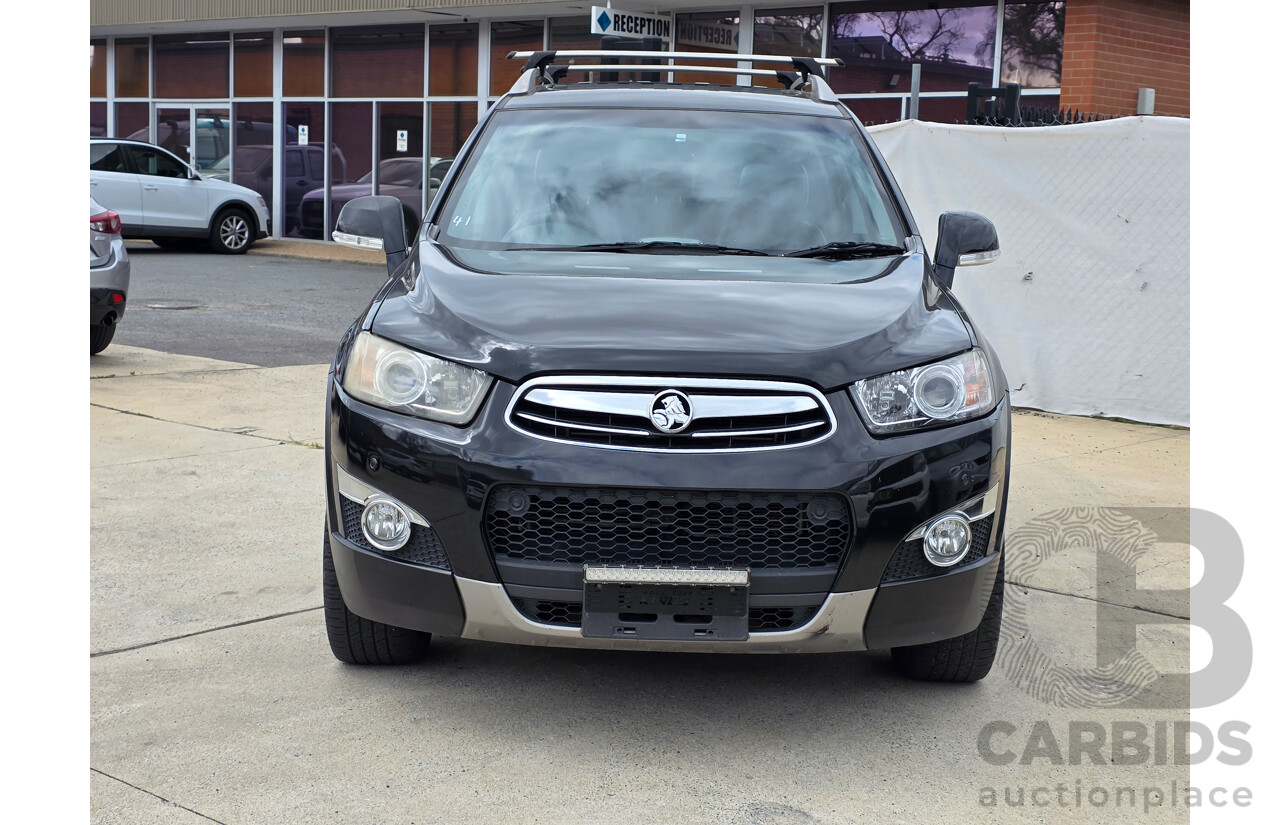 10/2013 Holden Captiva 7 LX (AWD) CG MY13 4d Wagon Black 2.2L