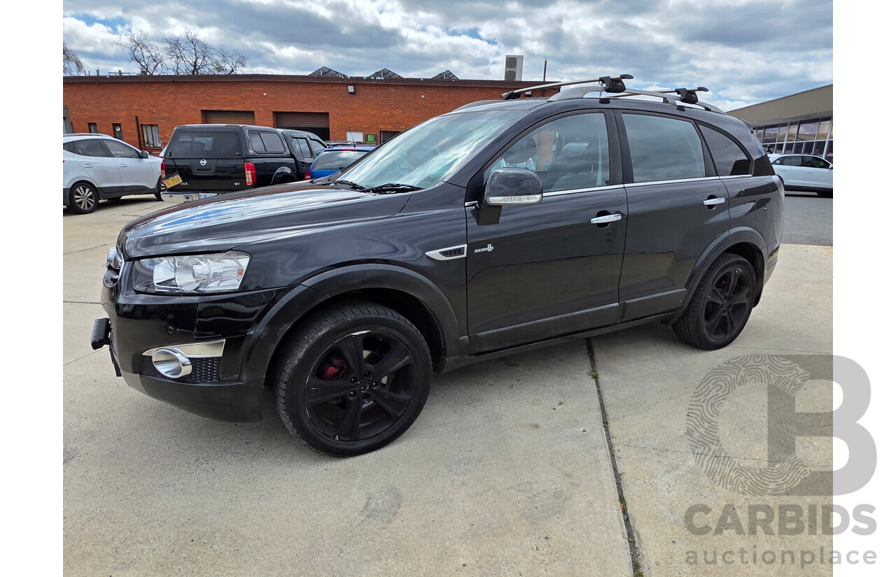 10/2013 Holden Captiva 7 LX (AWD) CG MY13 4d Wagon Black 2.2L