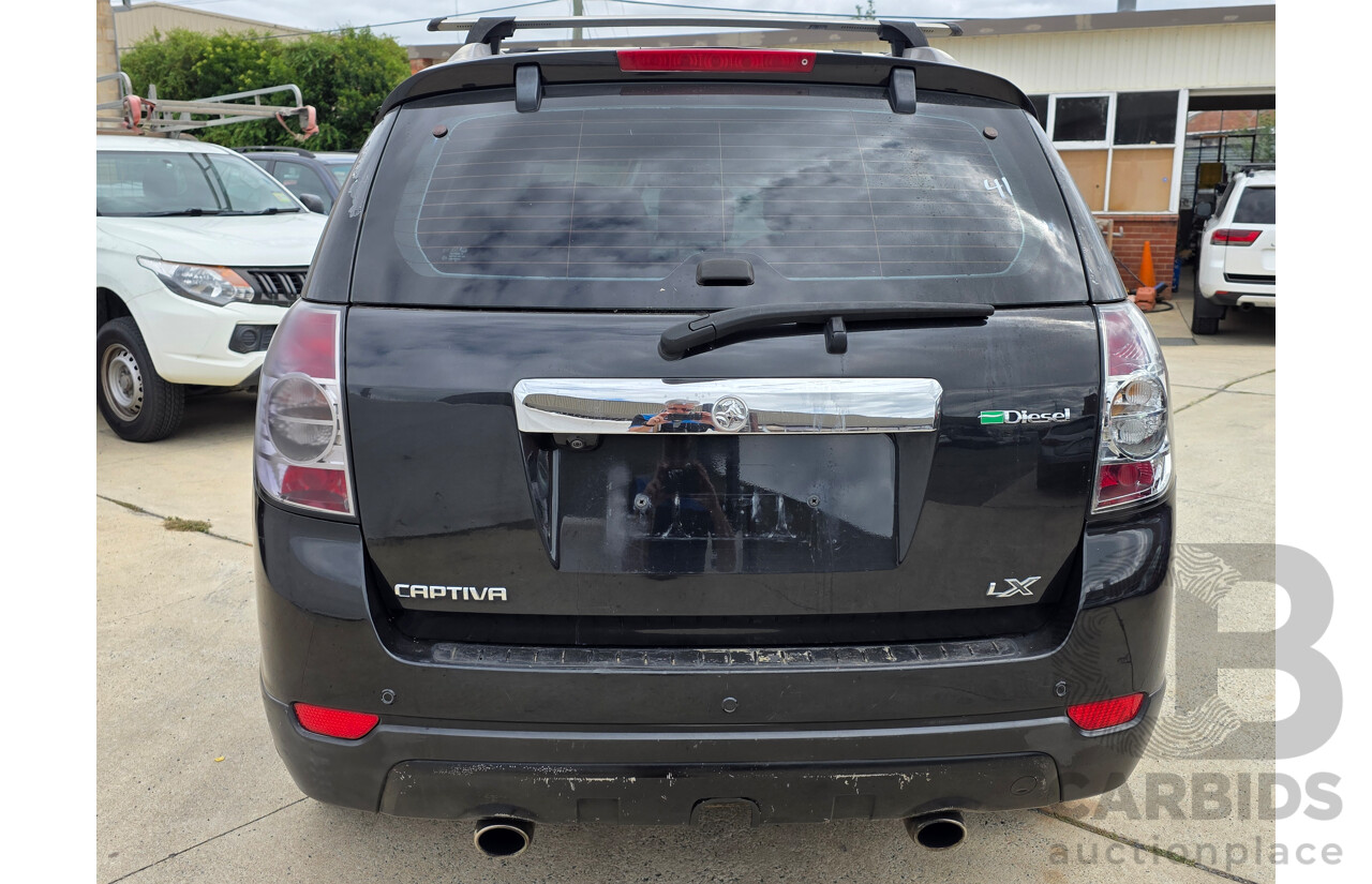 10/2013 Holden Captiva 7 LX (AWD) CG MY13 4d Wagon Black 2.2L
