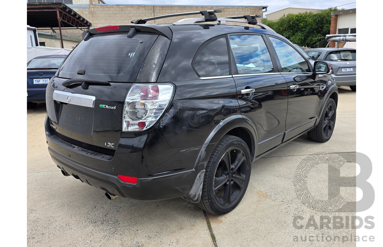 10/2013 Holden Captiva 7 LX (AWD) CG MY13 4d Wagon Black 2.2L