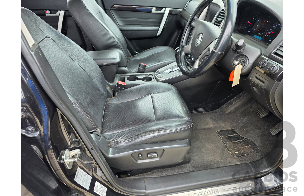 10/2013 Holden Captiva 7 LX (AWD) CG MY13 4d Wagon Black 2.2L
