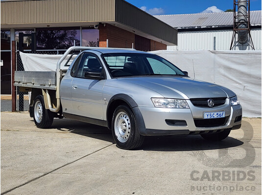 12/2004 Holden Commodore ONE Tonner VZ C/Chas with alloy tray Silver 3.6L