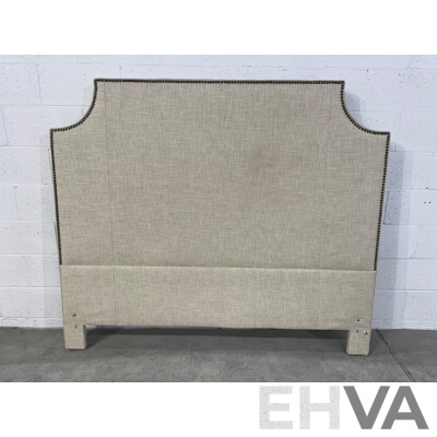 COX MANUFACTURING Padded Head Board with Stud Detailing