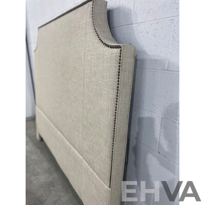 COX MANUFACTURING Padded Head Board with Stud Detailing