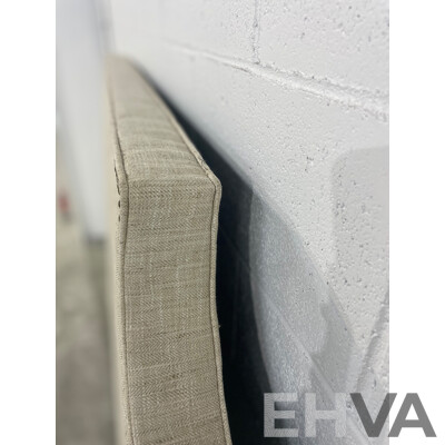 COX MANUFACTURING Padded Head Board with Stud Detailing