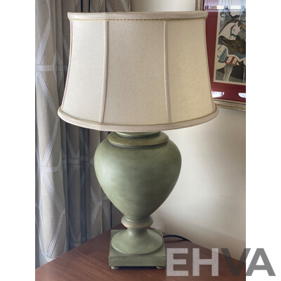 Pair of StyleCraft Oldsbury Green Table Lamp  