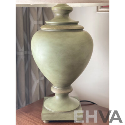 Pair of StyleCraft Oldsbury Green Table Lamp  