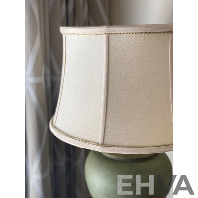 Pair of StyleCraft Oldsbury Green Table Lamp  